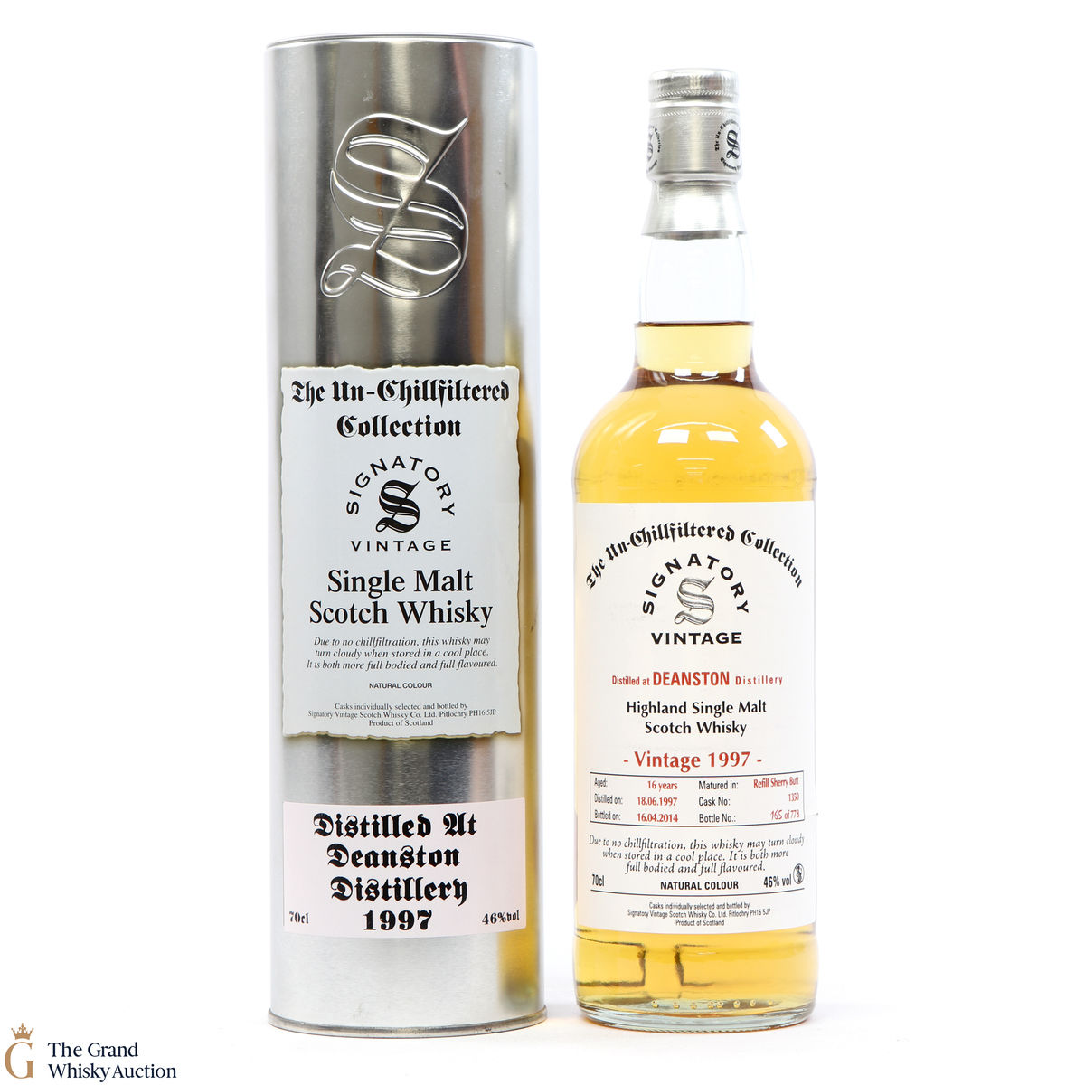 Deanston 16 Year Old - 1997 Signatory Vintage #1350