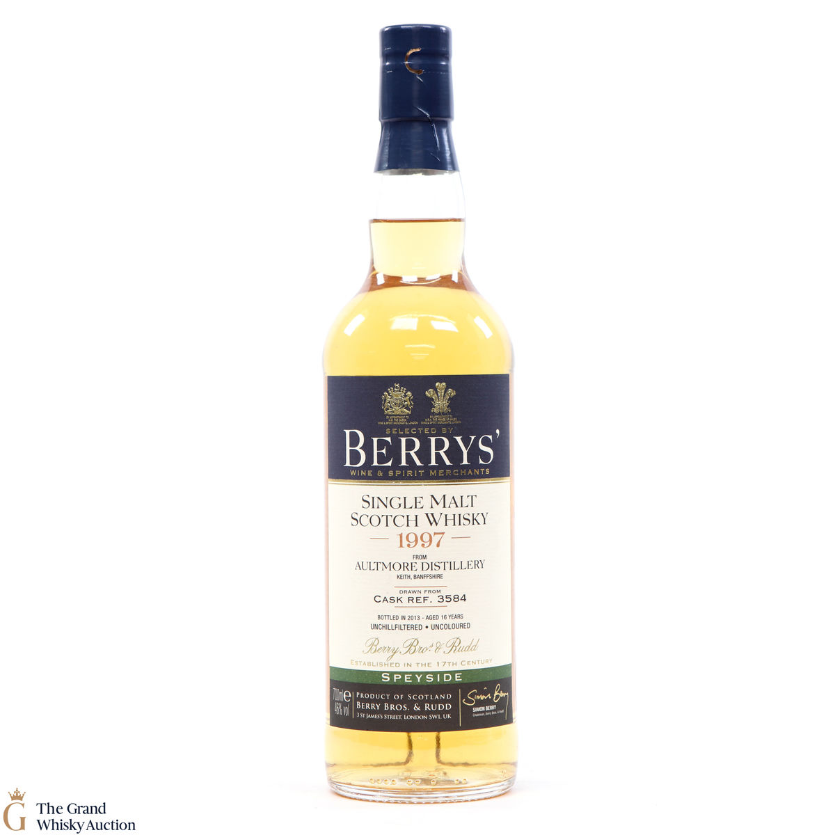 Aultmore 16 Year Old 1997 - Berrys' #3584