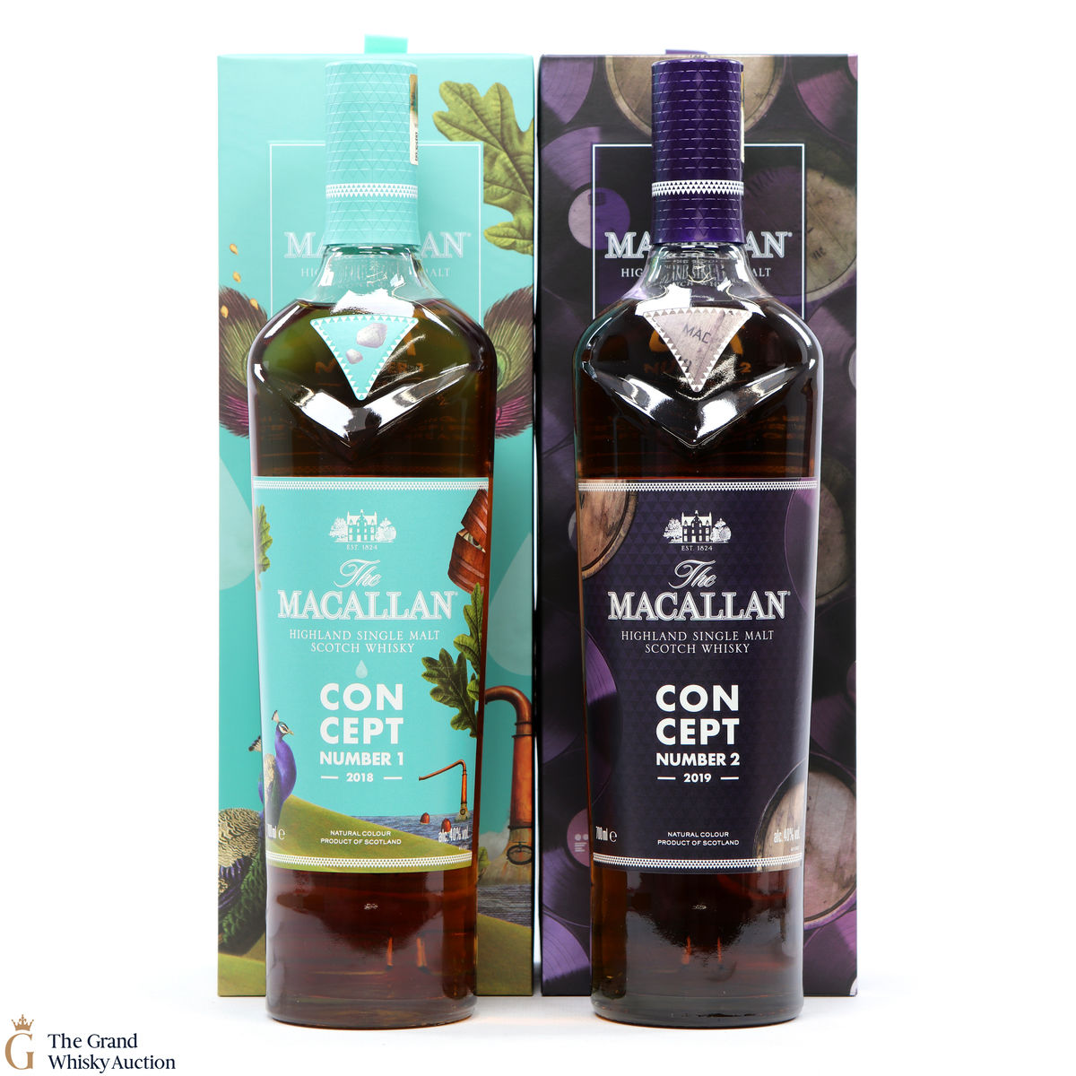 Macallan - Concept No.1 - 2018 & No.2 - 2019 (2 x 70cl)