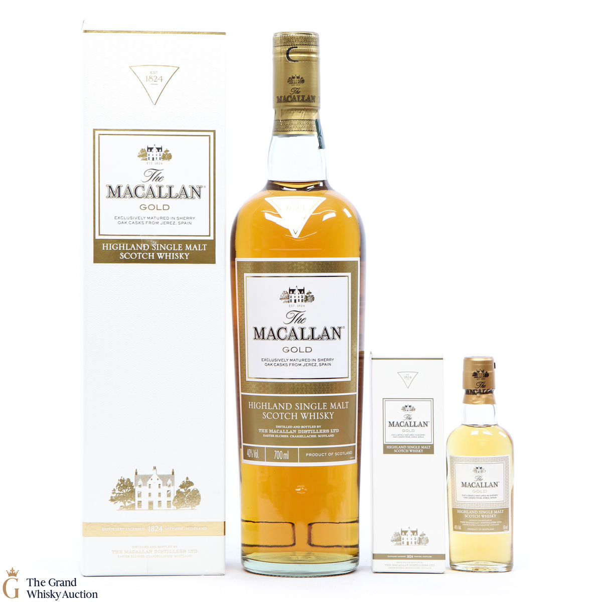 Macallan - The 1824 Series - Gold (1x70cl & 1x5cl)