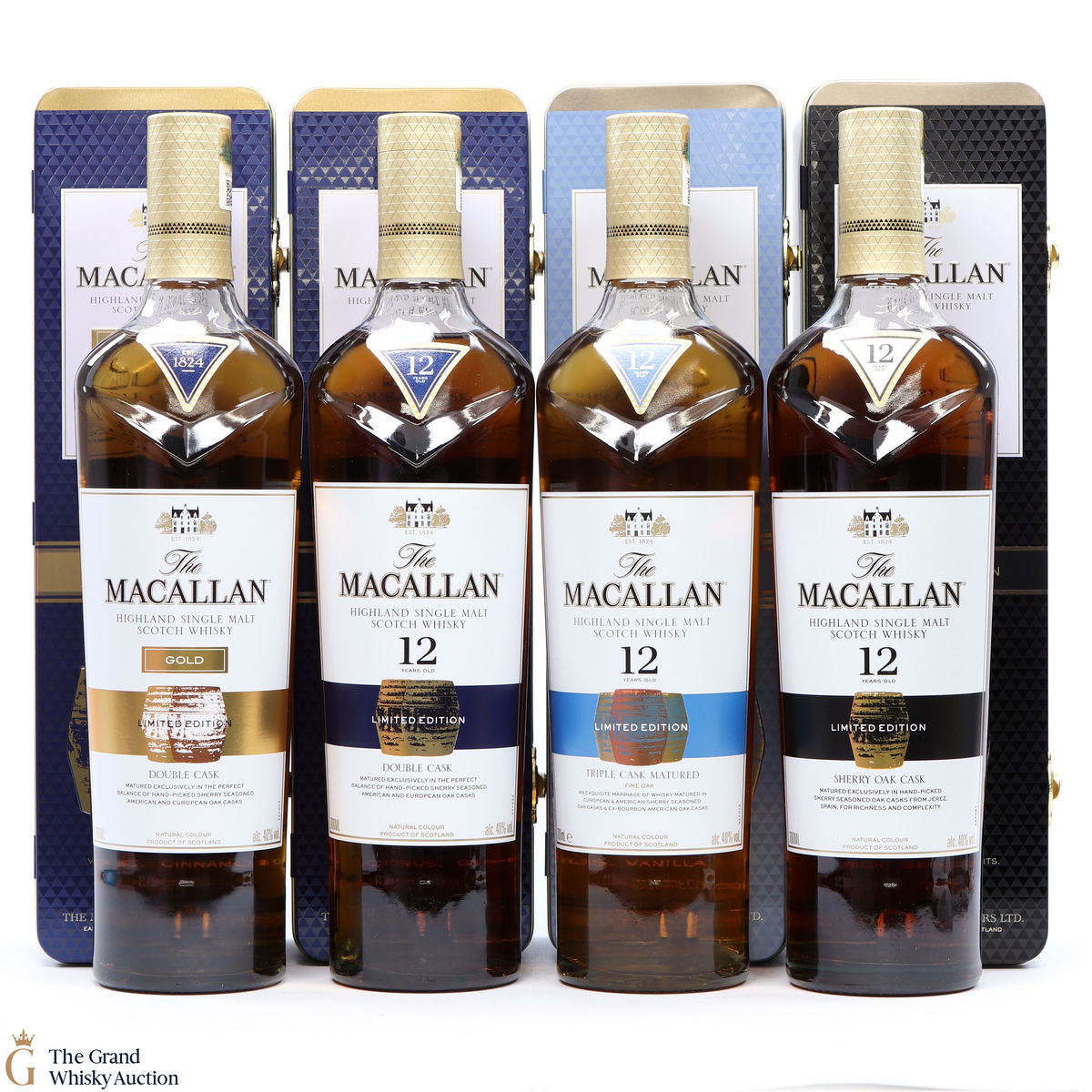 Macallan - Limited Edition Tins Various (4x 70cl)