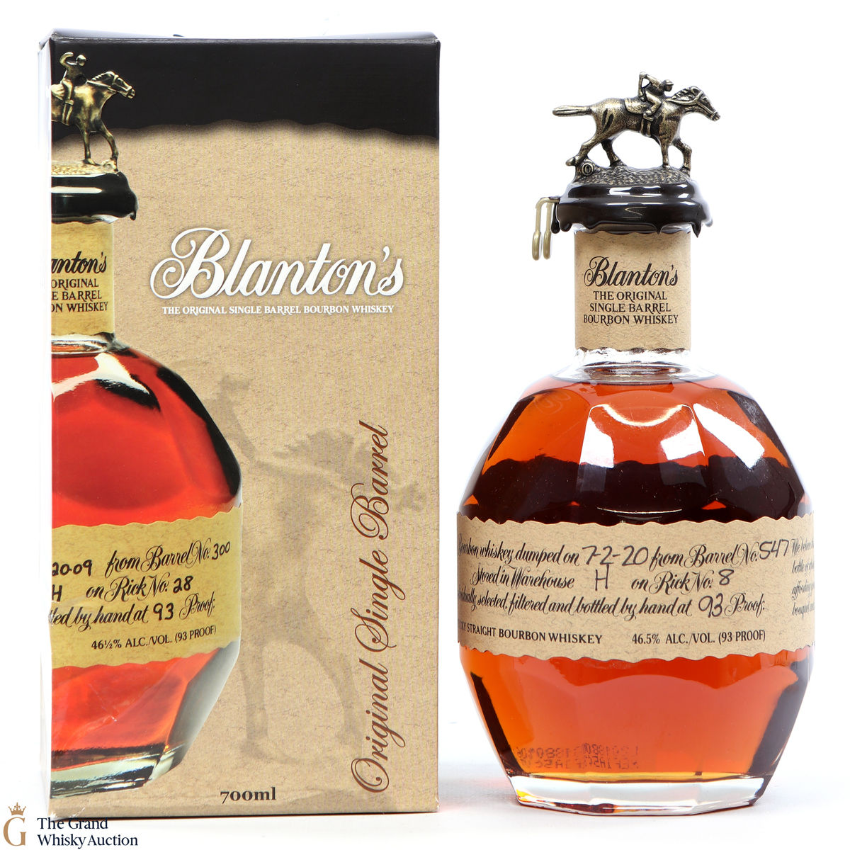 Blanton’s - Single Barrel Bourbon Original #547 93Proof