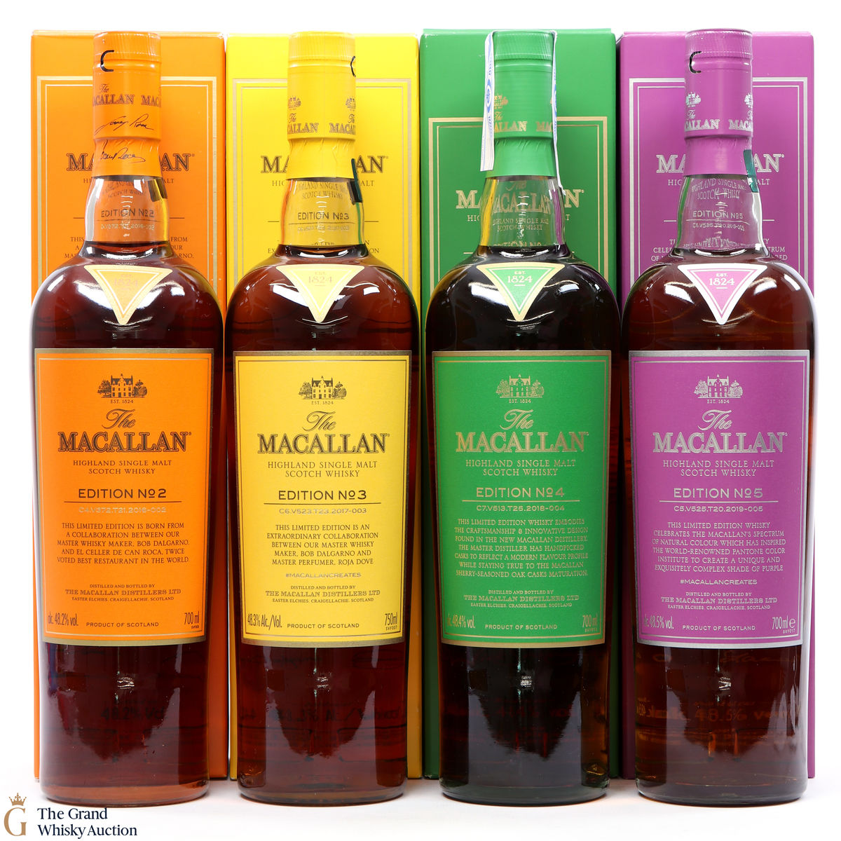 Macallan - Edition 2,3,4,5