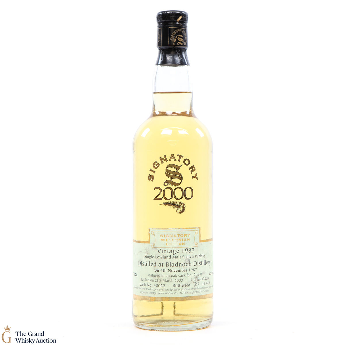 Bladnoch - 12 Year Old Millenium Edition 1987
