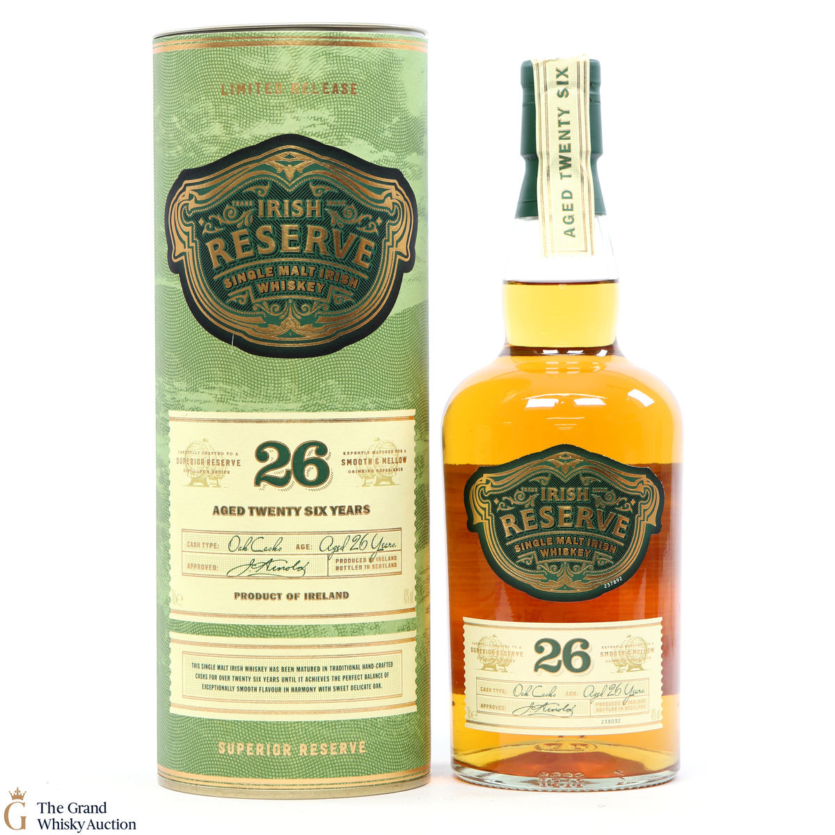 Irish Reserve - 26 Year Old Single Malt Irish Whiskey Limited Release