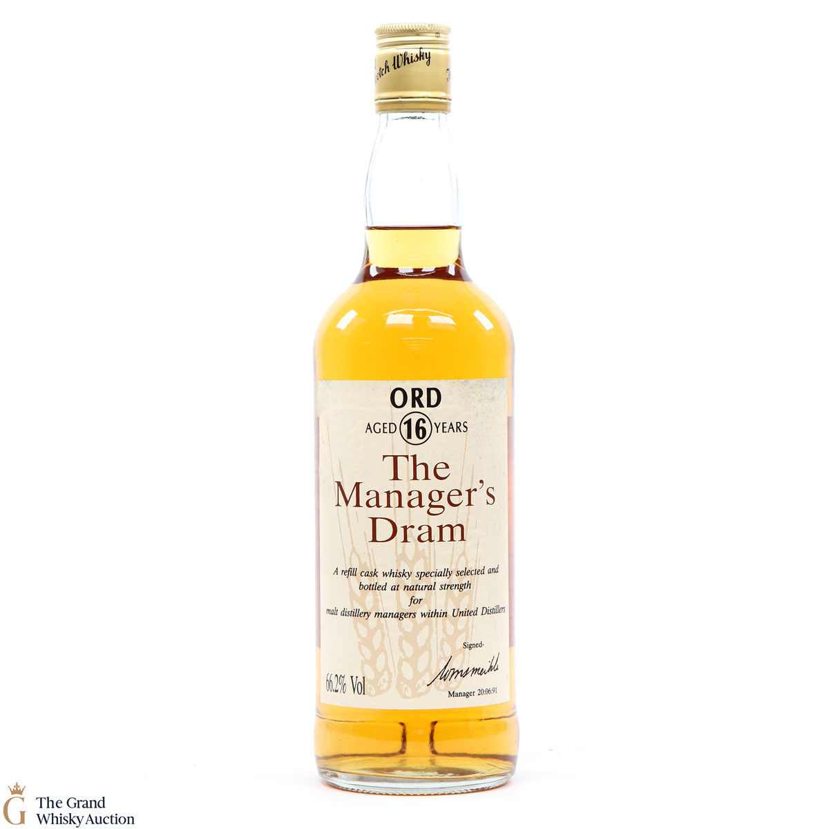 Glen Ord - 16 Year Old -Manager's Dram 1991
