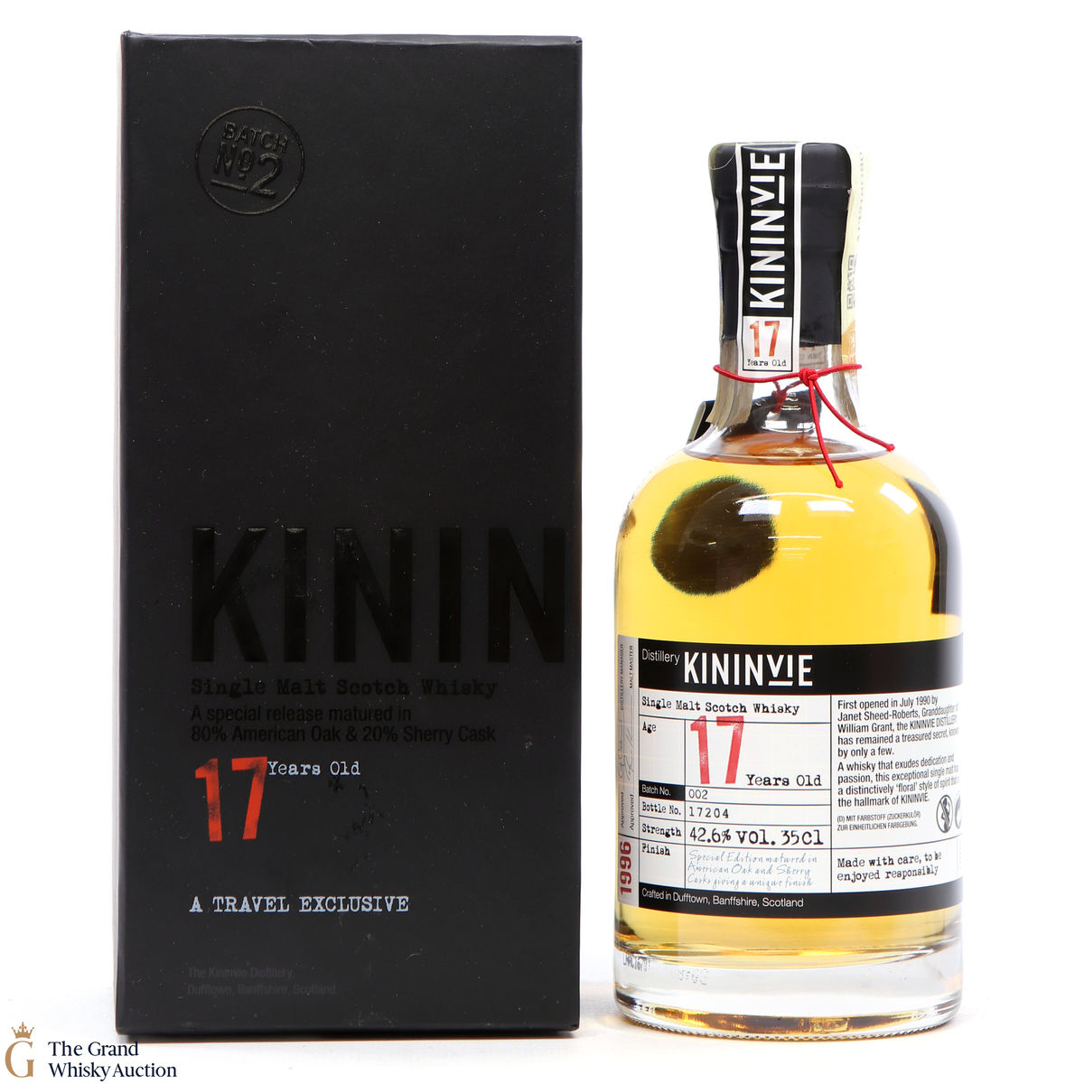 Kininvie - 17 Year Old 1996 Batch #002 (35cl)