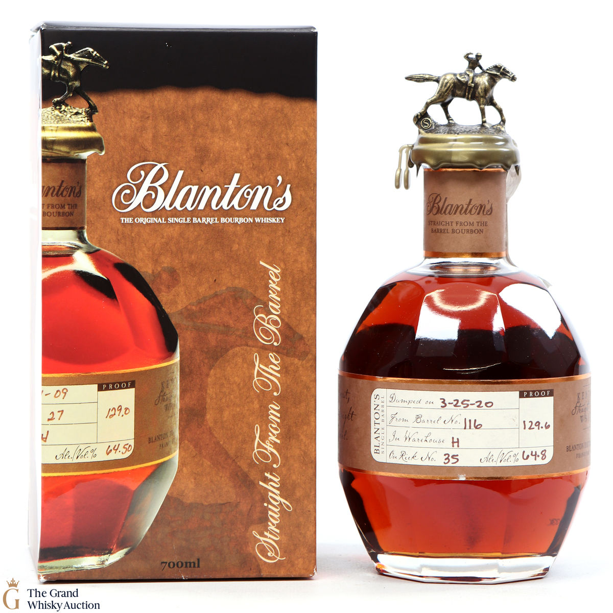 Blanton’s - Single Barrel Bourbon Original #116 129.6Proof