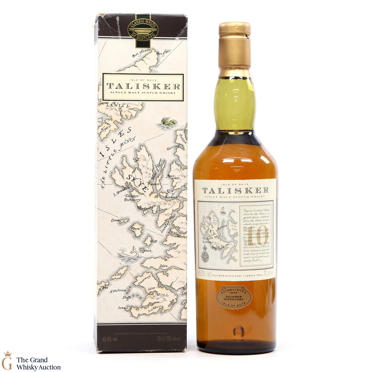 Talisker - 10 Year Old - Map Label 