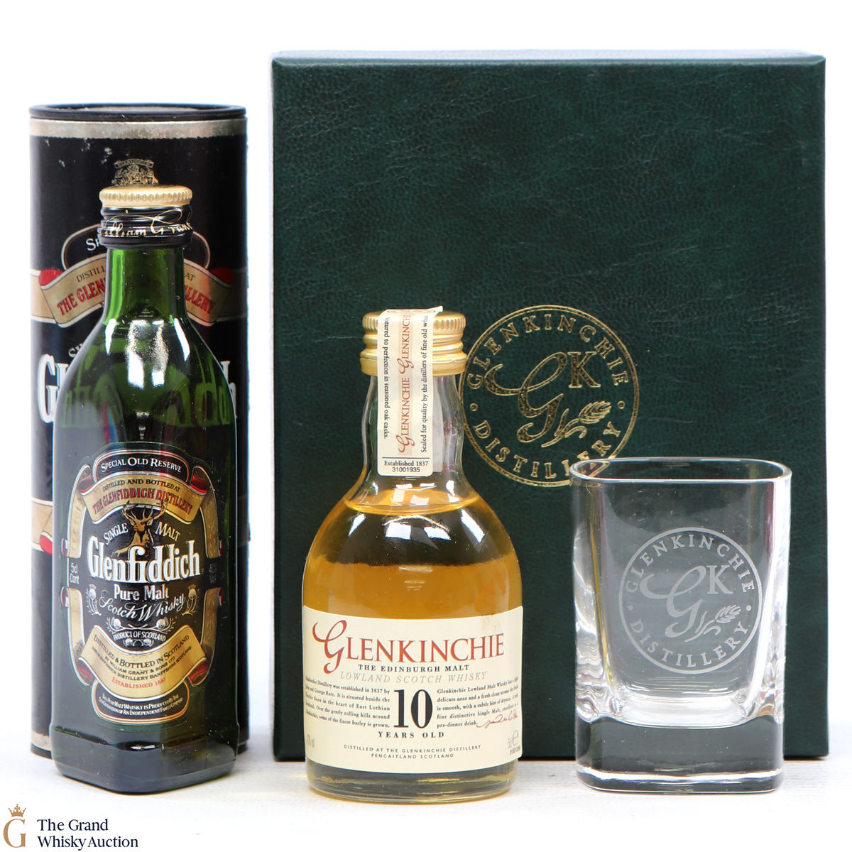 Glenfiddich & Glenkinchie Glass Set (2 x 5cl)