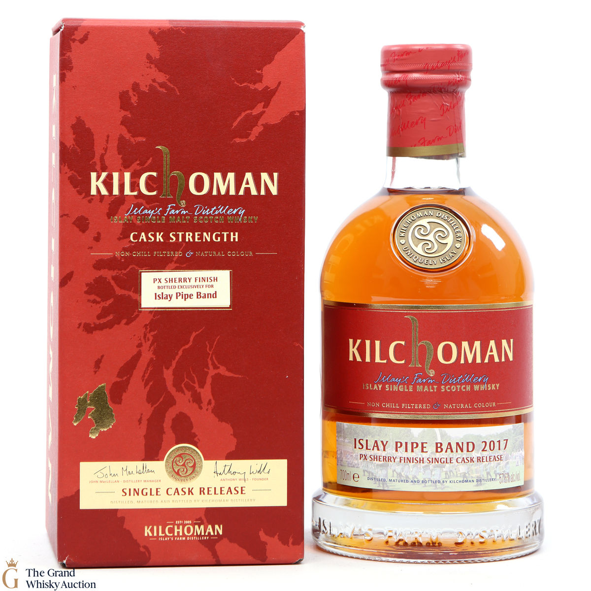 Kilchoman  - 2011 Islay Pipe Band Single Cask 2017 