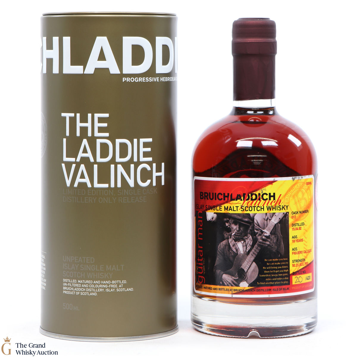 Bruichladdich - The Guitar Man 18 Year Old