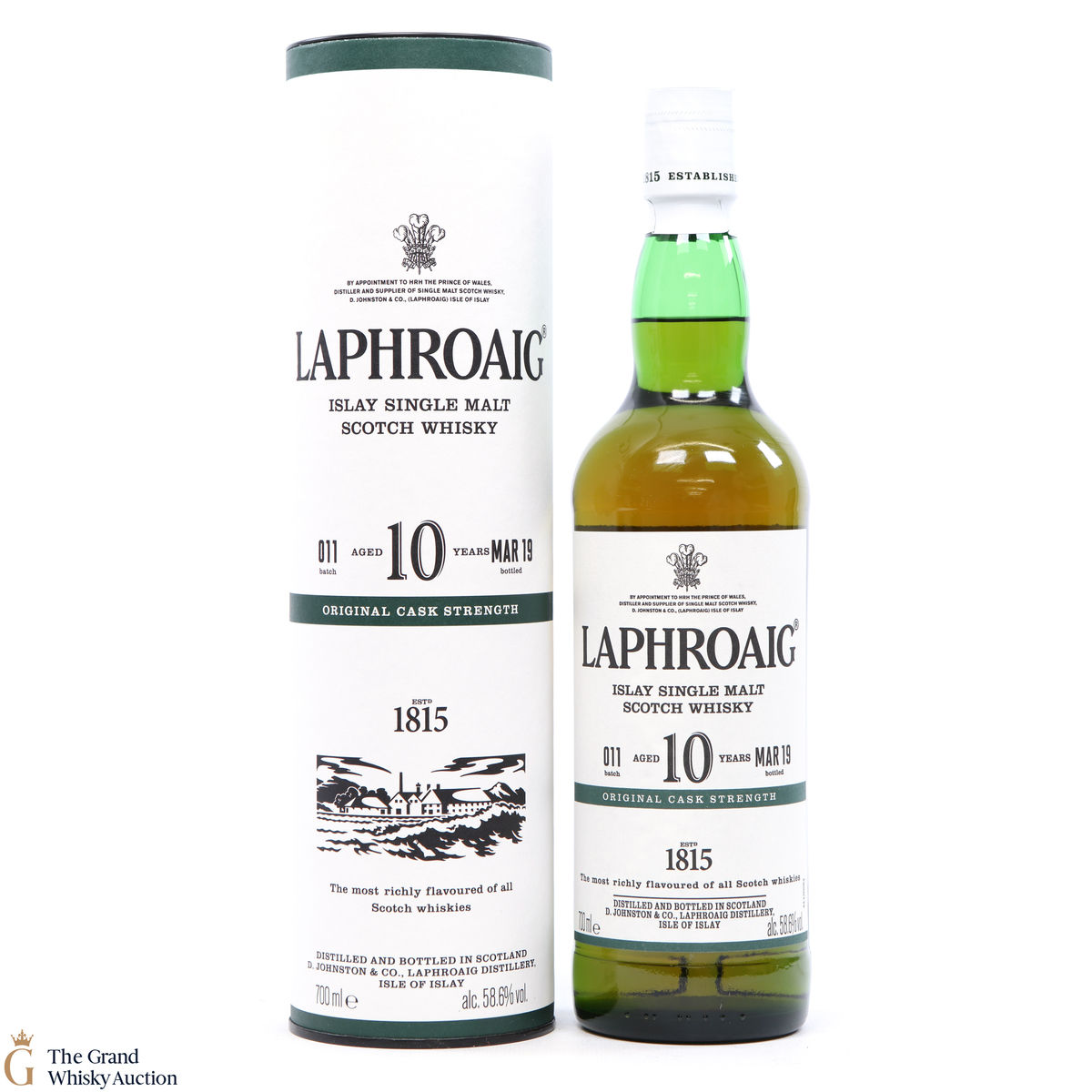 Laphroaig - 10 Year Old - Original Cask Strength Batch #011