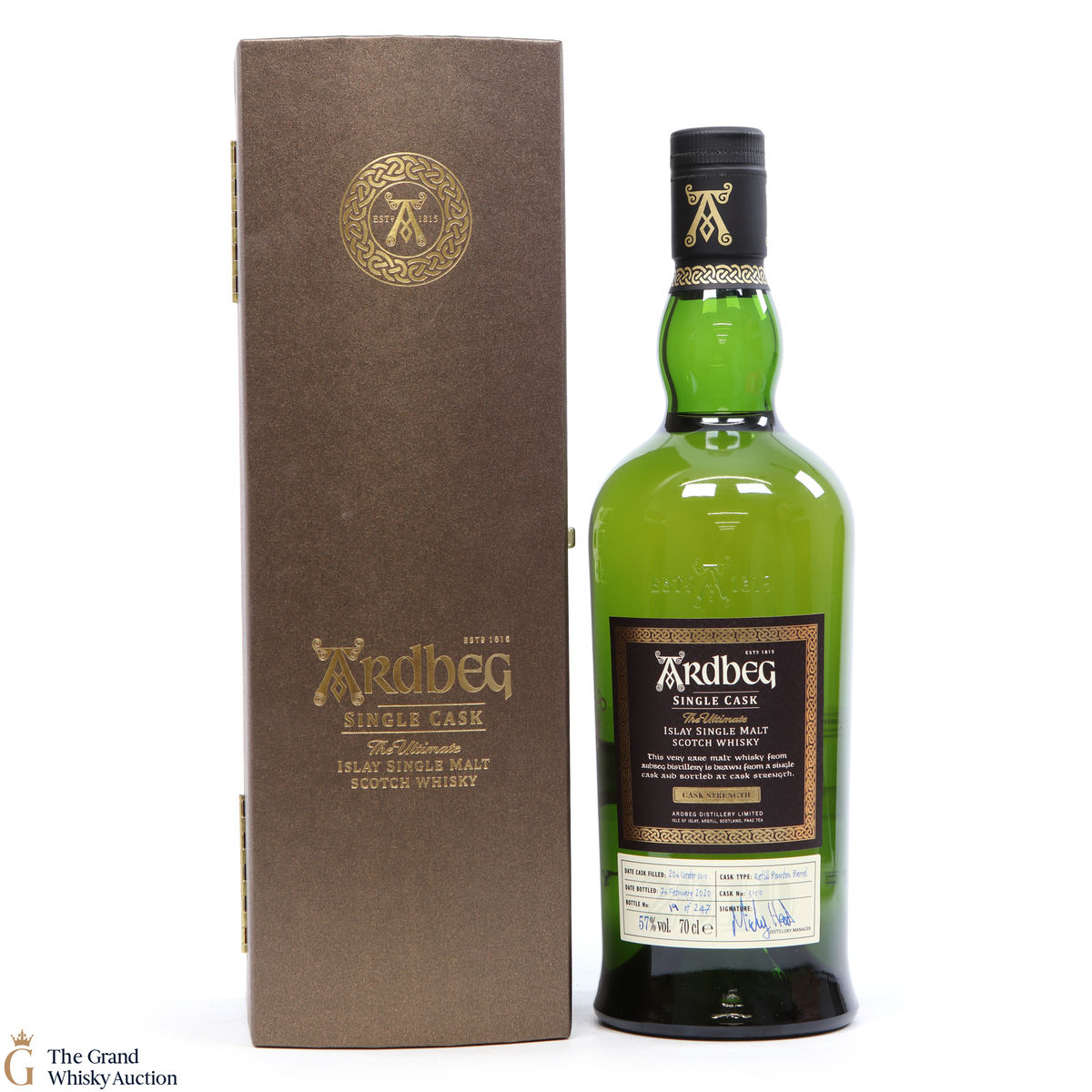 Ardbeg - 2010 Single Cask #3150 (Signed by M.Heads)