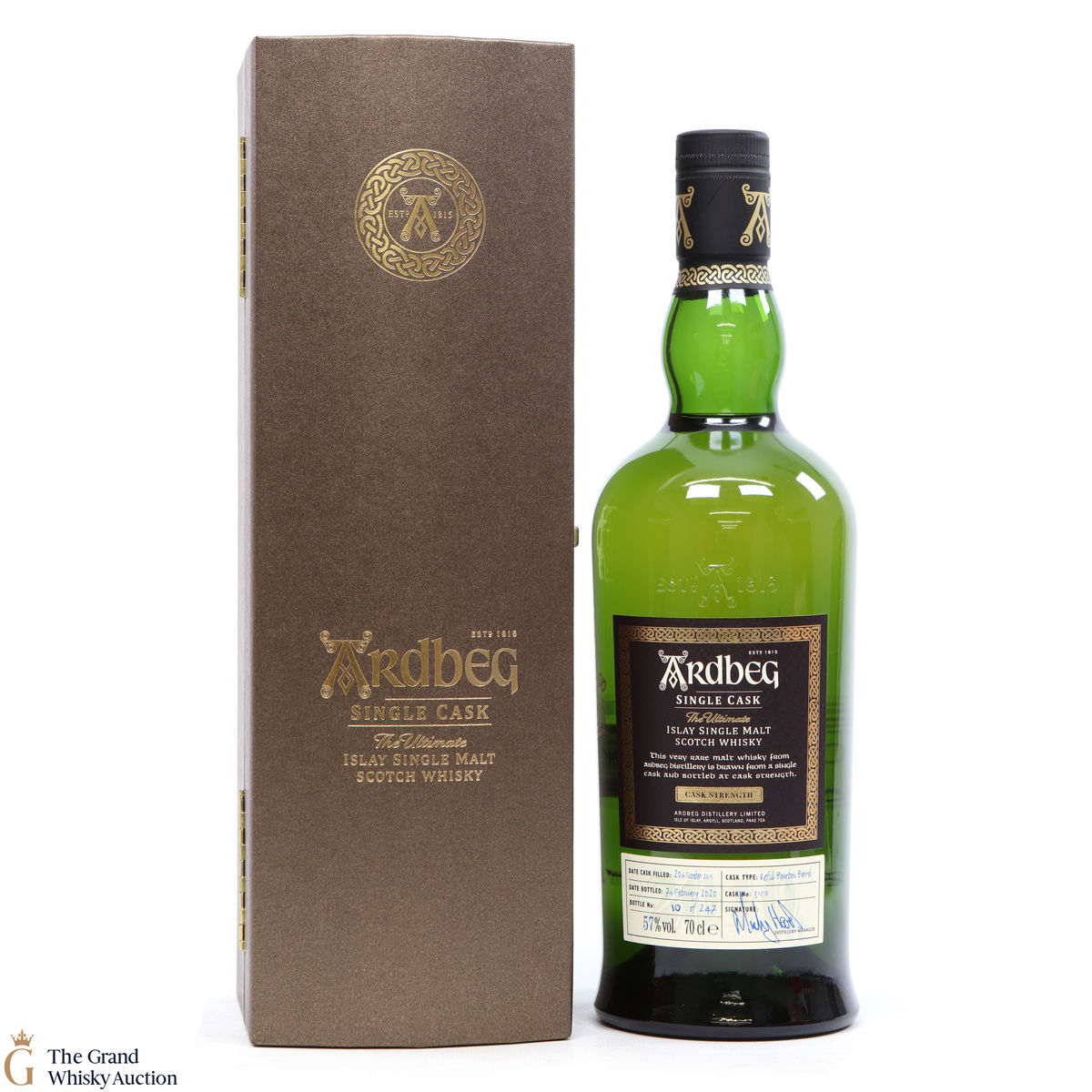 Ardbeg - 2010 Single Cask #3150 (Signed by M.Heads)