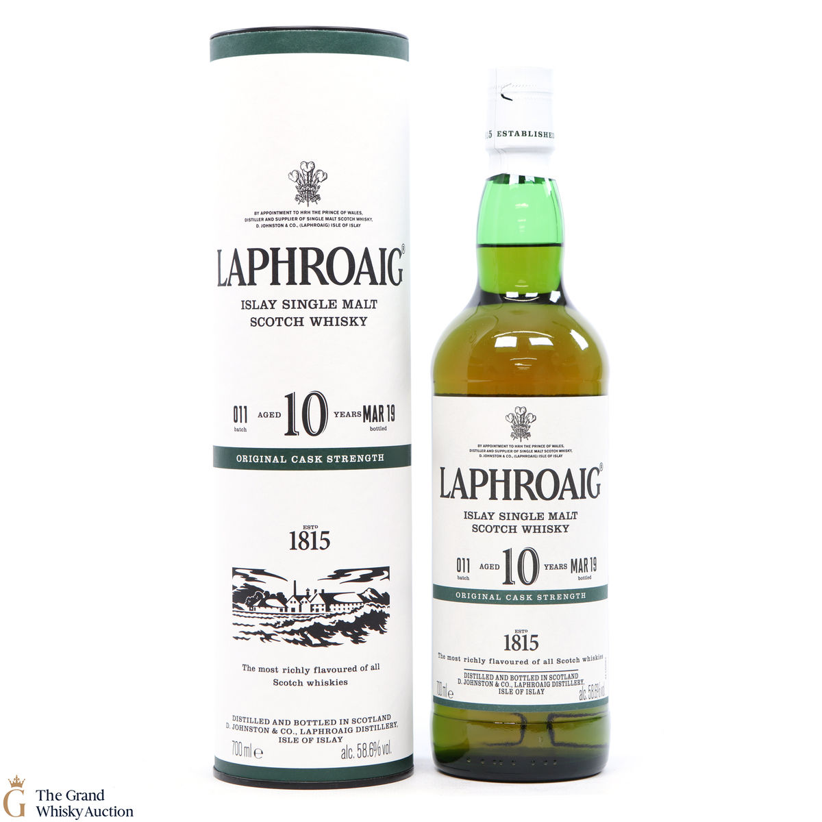 Laphroaig - 10 Year Old - Original Cask Strength Batch #011