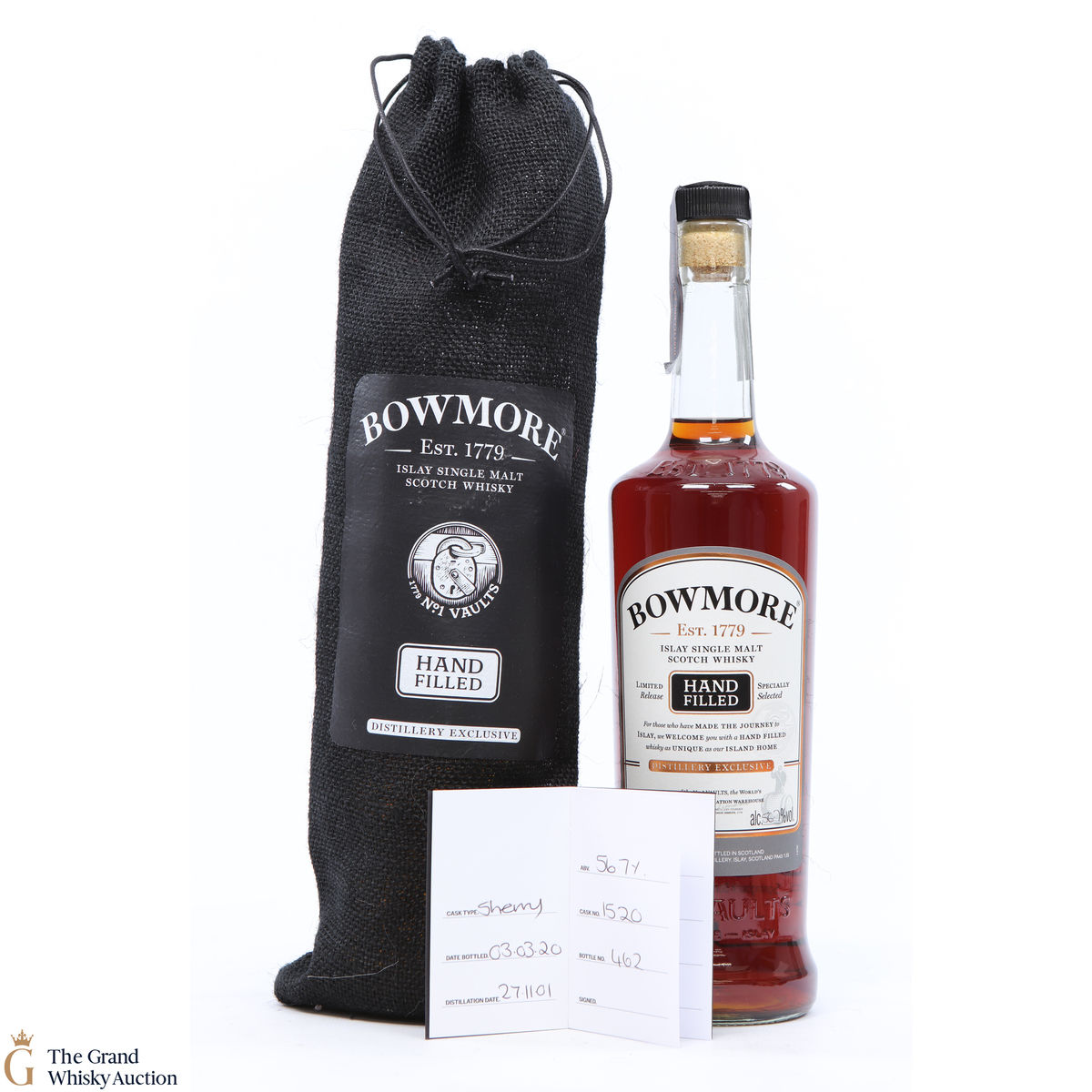 Bowmore - 18 Year Old 2001 - 2020 Hand Fill - Sherry Cask #1520