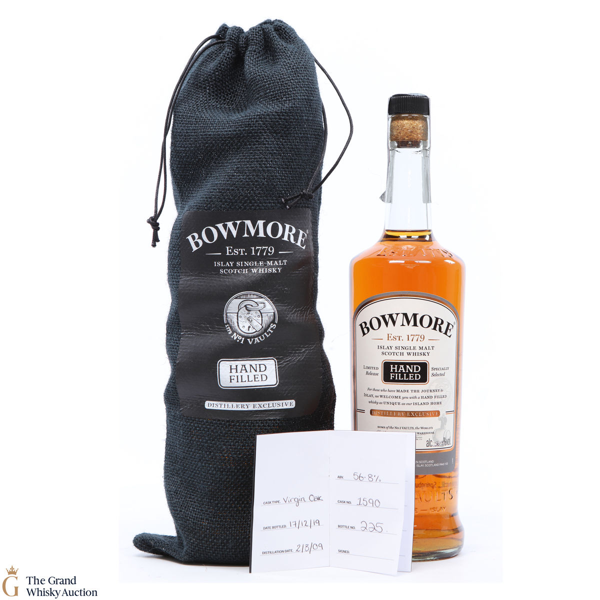 Bowmore - 10 Year Old - 2019 Hand Fill - Virgin Oak #1590