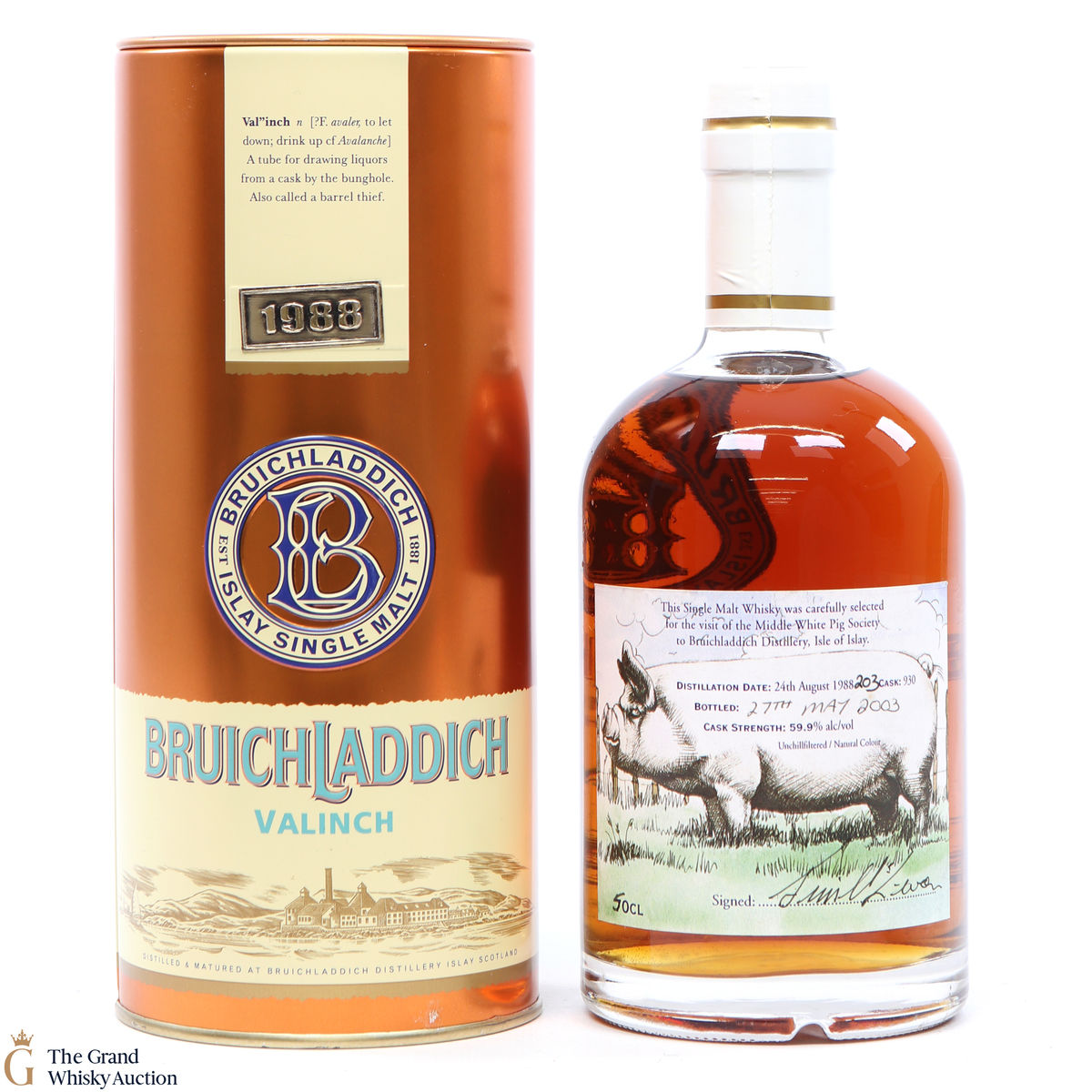 Bruichladdich - 1988 Valinch - Continuation of the Celebration "Babe"