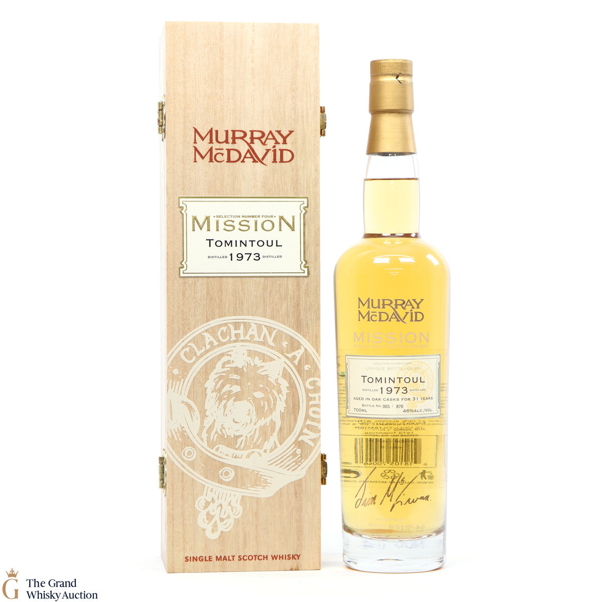 Tomintoul - 31 Year old 1973 Murray McDavid