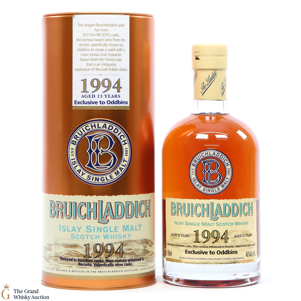 Bruichladdich - 13 Year Old - 1994 Oddbins Exclusive