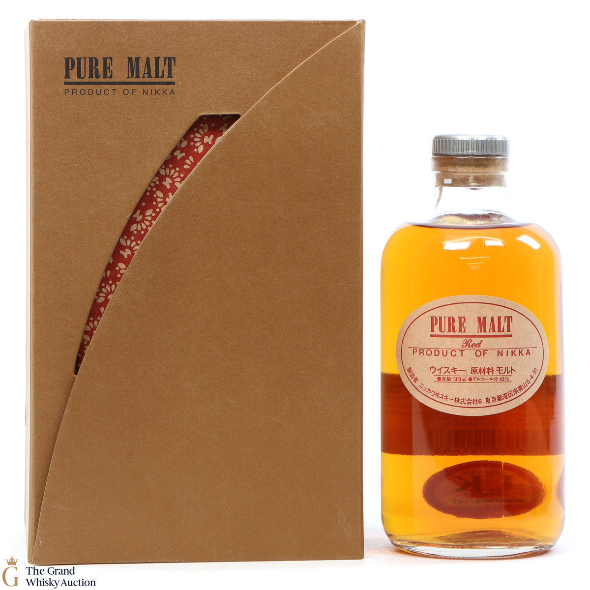 Nikka - Pure Malt Red 50cl & Notebook