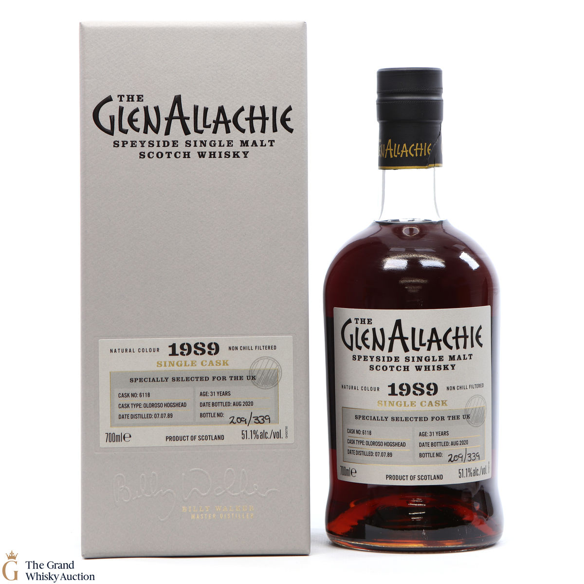 Glenallachie - 31 Year Old 1989 Single Cask #6118