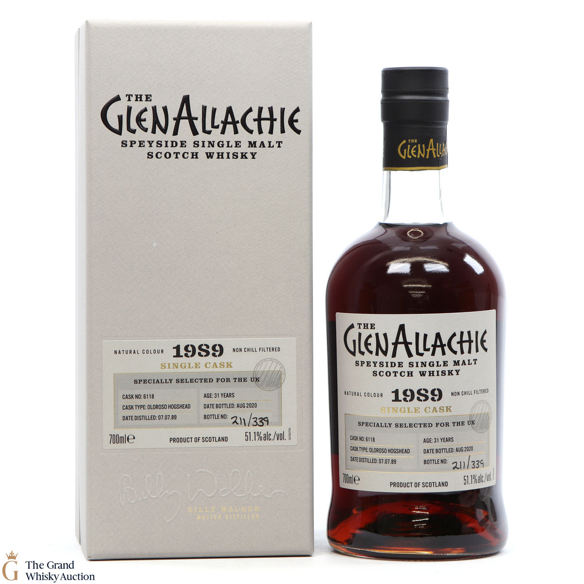 Glenallachie - 31 Year Old 1989 Single Cask #6118