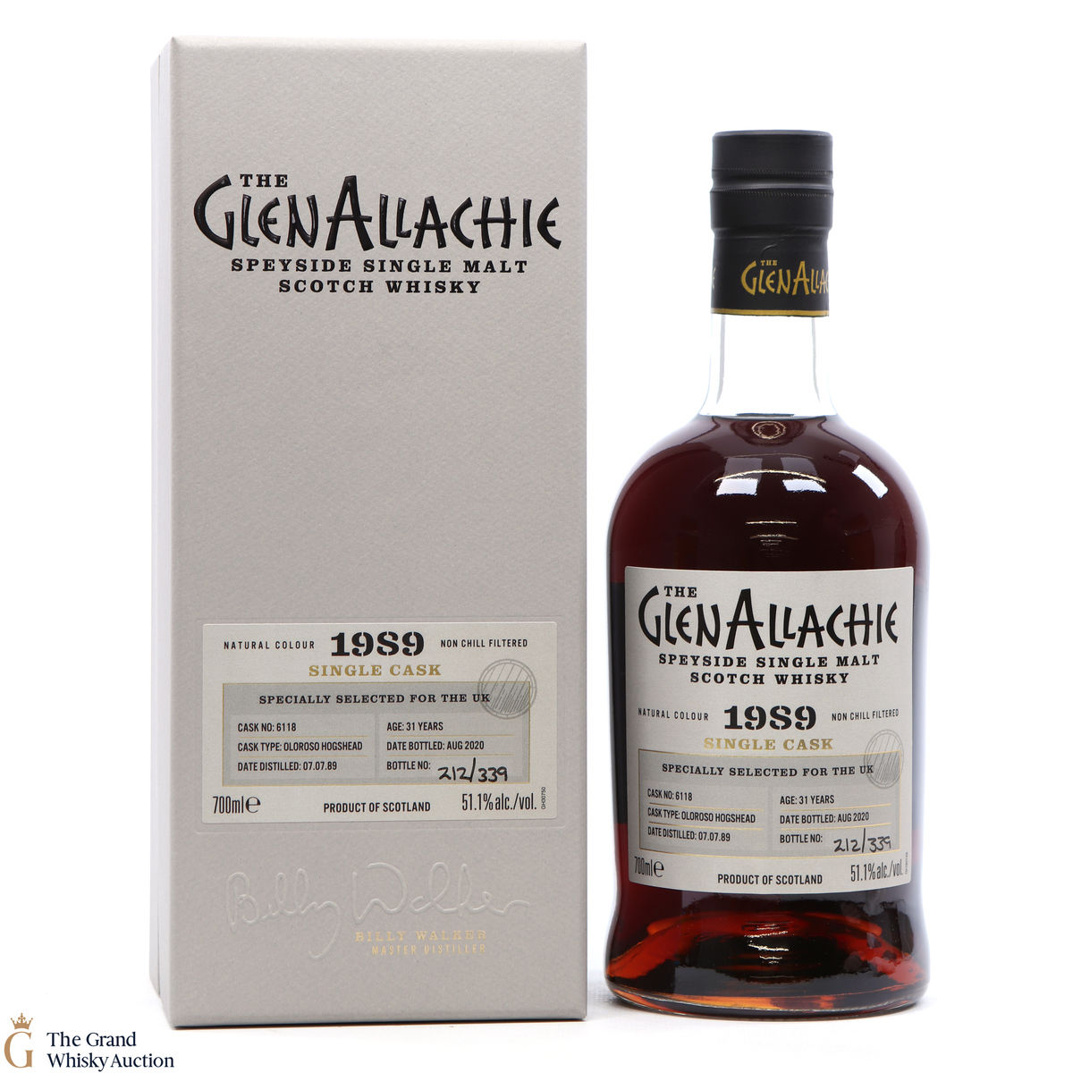 Glenallachie - 31 Year Old 1989 Single Cask #6118