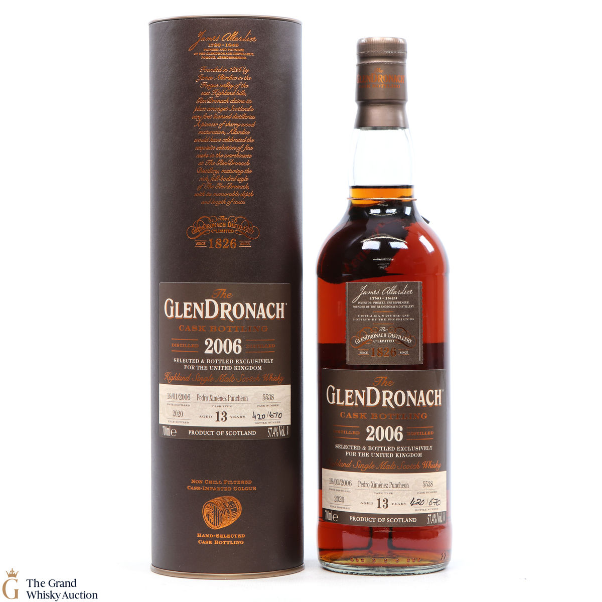 GlenDronach - 13 Year Old - PX Puncheon #5538 2006