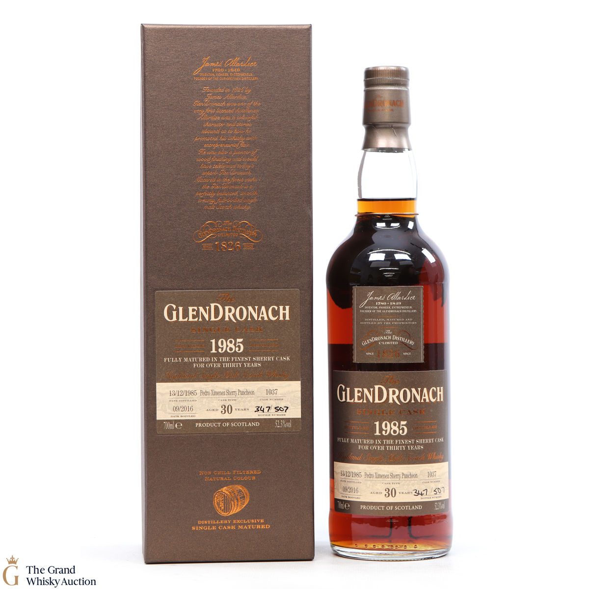 Glendronach - 30 Year Old #1037 PX Puncheon 1985