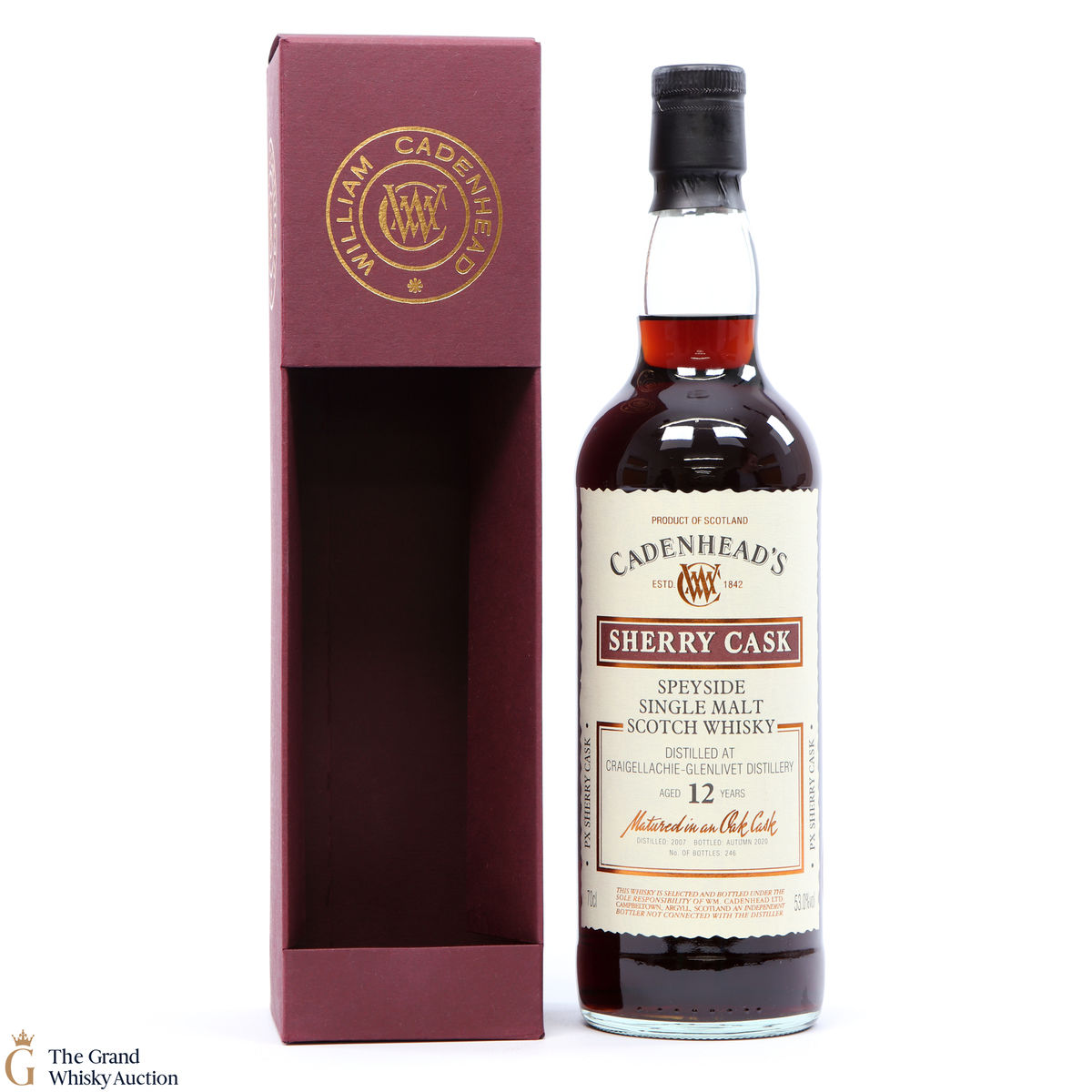 Craigellachie Glenlivet - 12 Year Old Sherry Cask Cadenhead's 2007