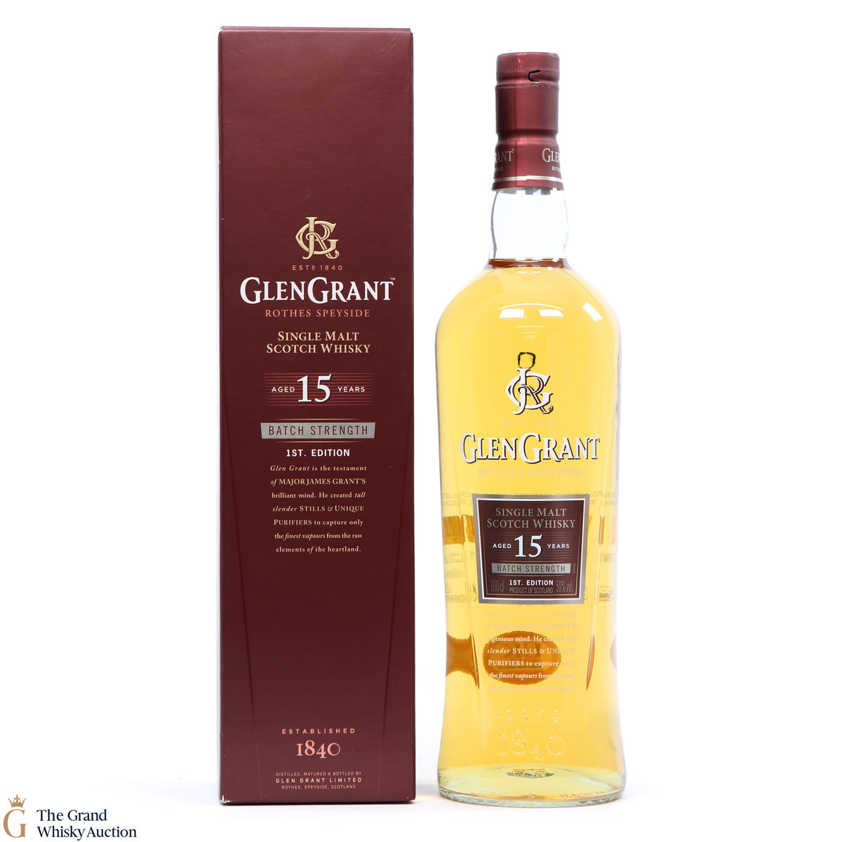 Glen Grant - 15 Year Old Batch Strength 1st Edition 1L)