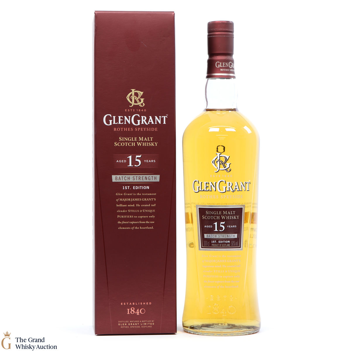 Glen Grant - 15 Year Old Batch Strength 1st Edition 1L)