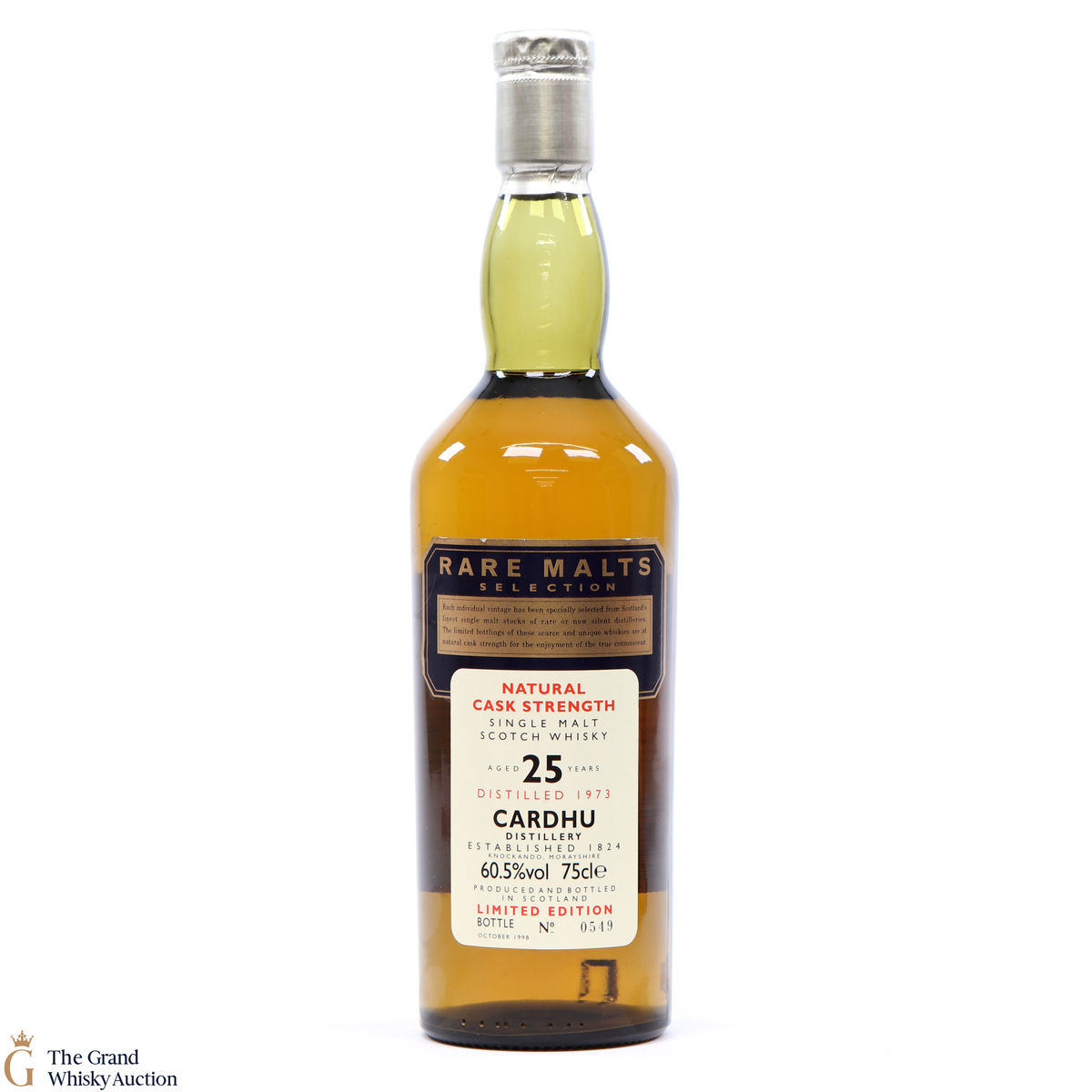 Cardhu - 25 Year Old Rare Malt 1973 60.5% 75cl