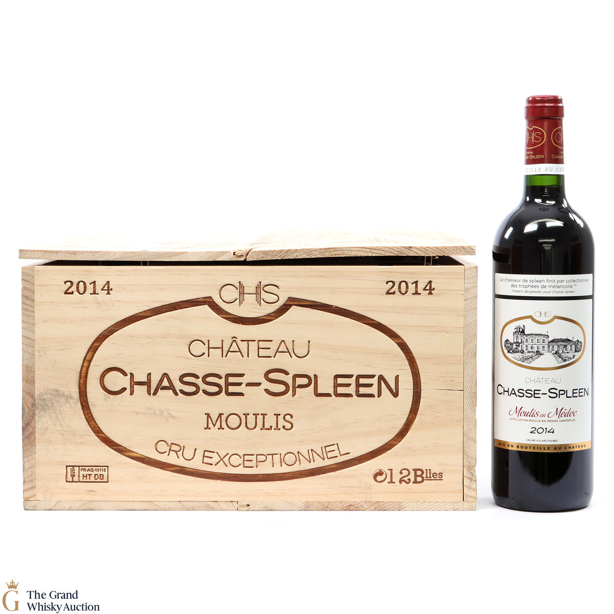 Château Chasse-Spleen - Moulis Bordeaux 2014 x 12 (75cl)
