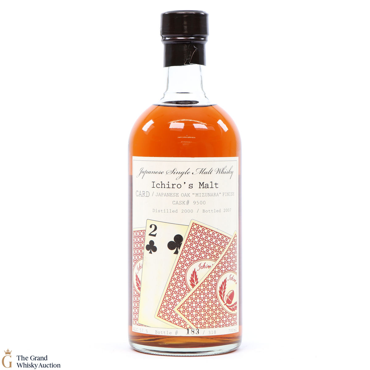Hanyu - 2000 Single Cask #9500 - Ichiro's Malt - Card 2 of Clubs