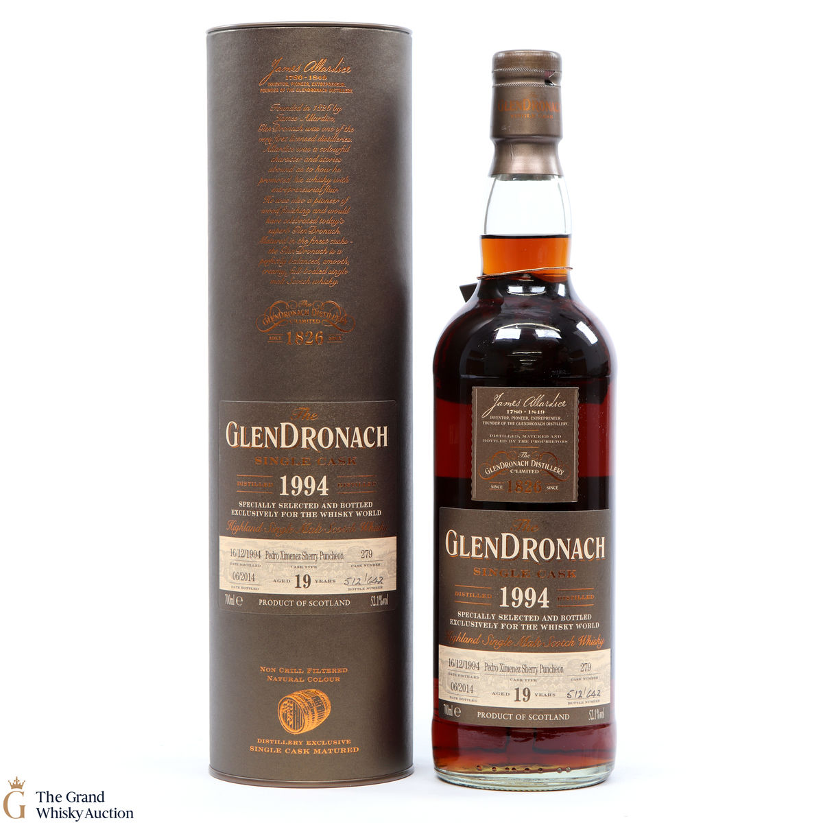 Glendronach - 19 Year Old - 1994 Single PX #279