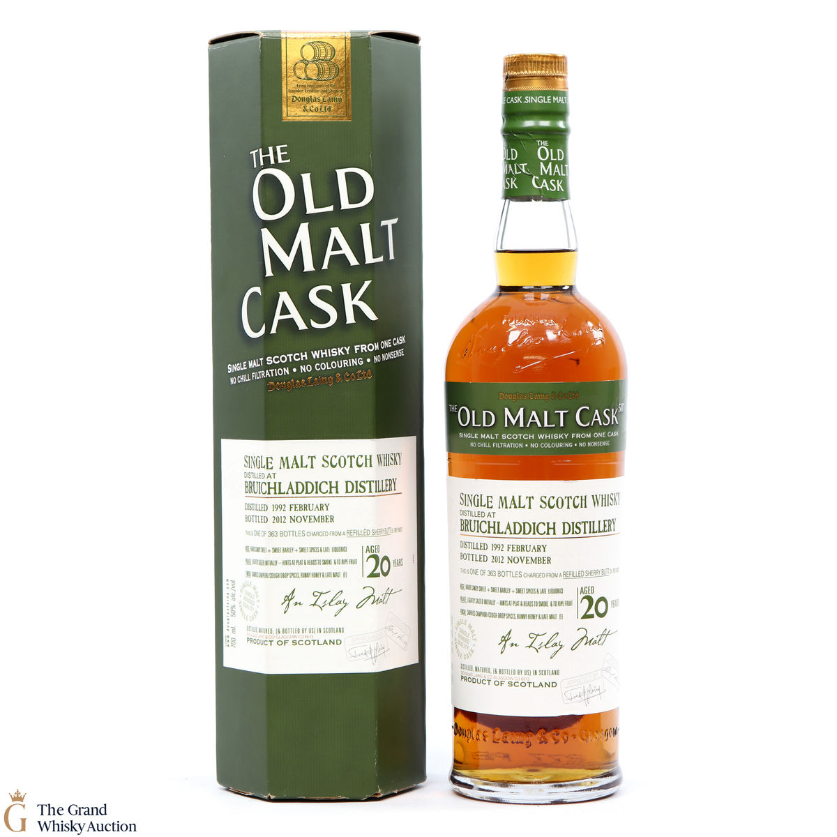 Bruichladdich - 20 Year Old - Old Malt Cask 1992