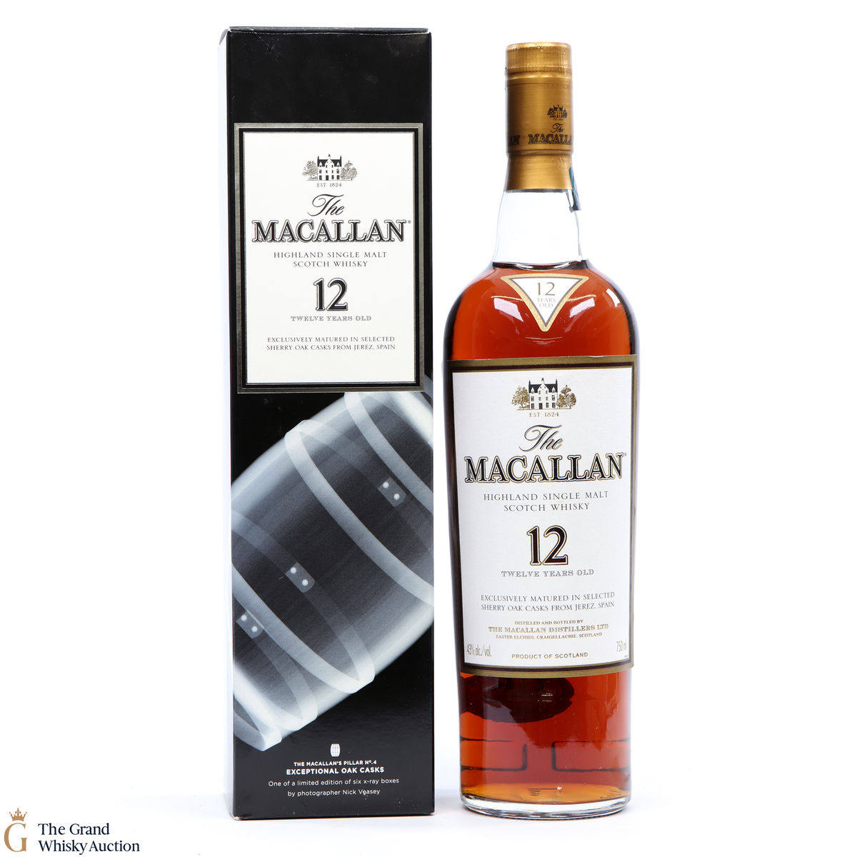 Macallan - 12 Year Old - Fine Oak - Whisky Maker's Edition - Nick Veasey Exceptional Oak Cask No.4