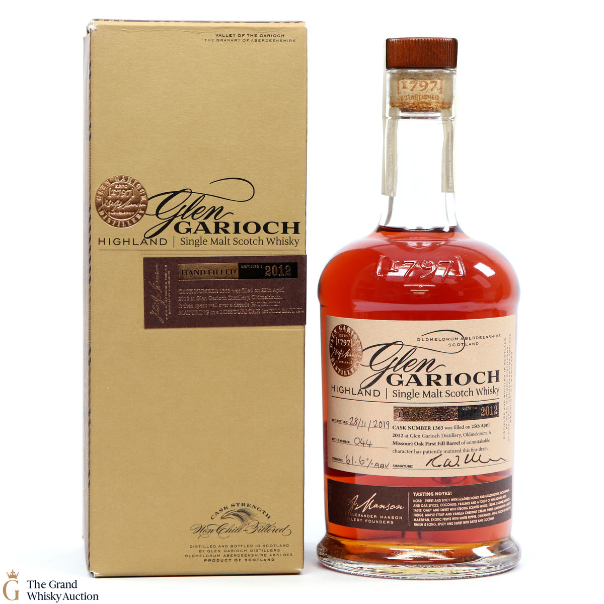 Glen Garioch - 2012 Hand Filled Cask #1363