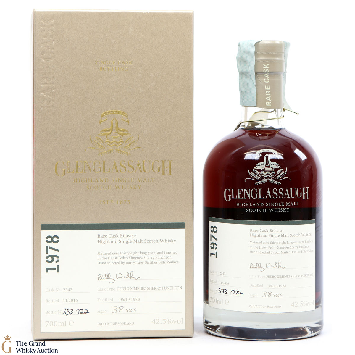 Glenglassaugh - 38 Year Old - 1978 - Rare Cask Release 