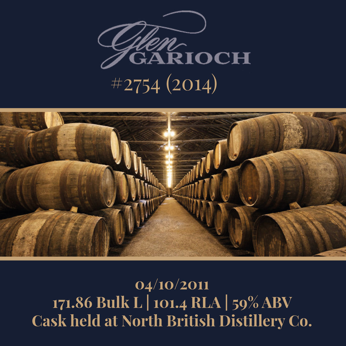 Glen Garioch - 2011 #2754 - Bulk 171L 59% | Held In Bond