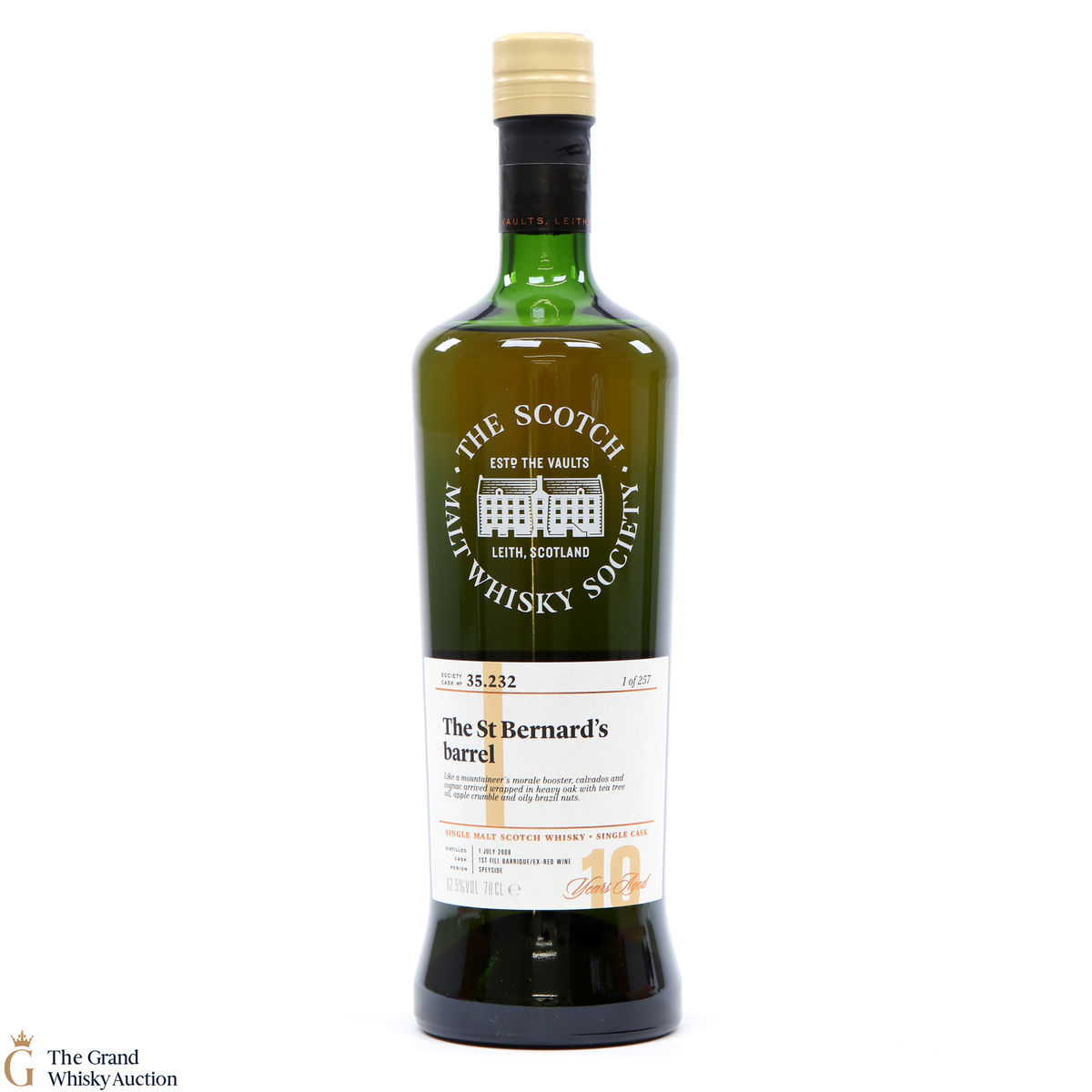 Glen Moray - 35.232 SMWS - The St Bernards Barrel