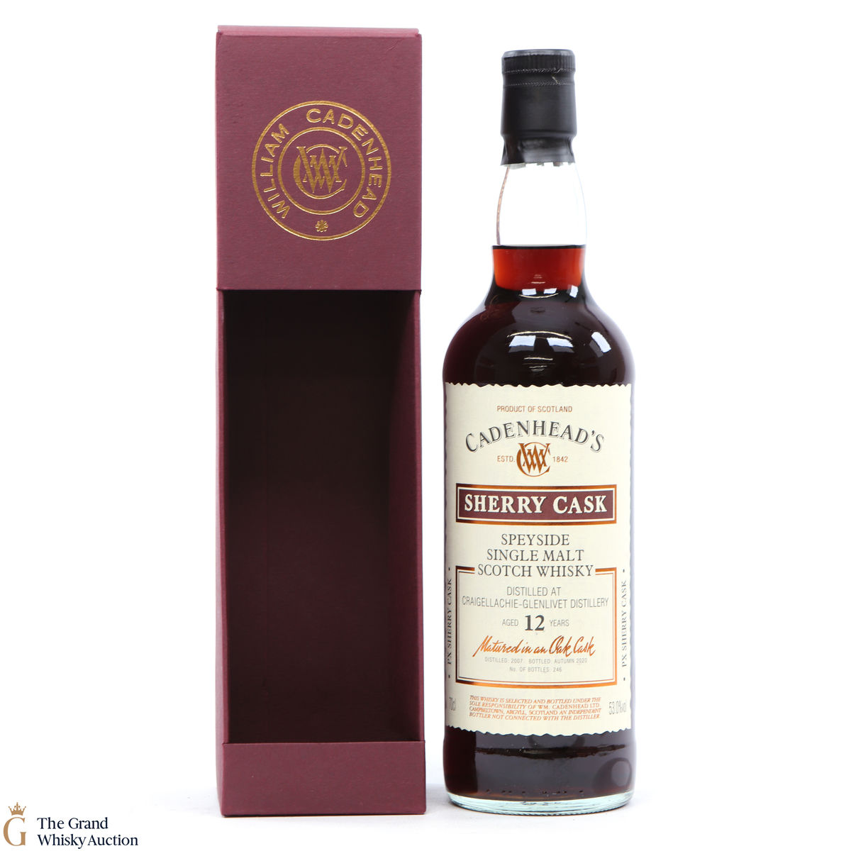 Craigellachie Glenlivet - 12 Year Old Sherry Cask Cadenhead's 2007