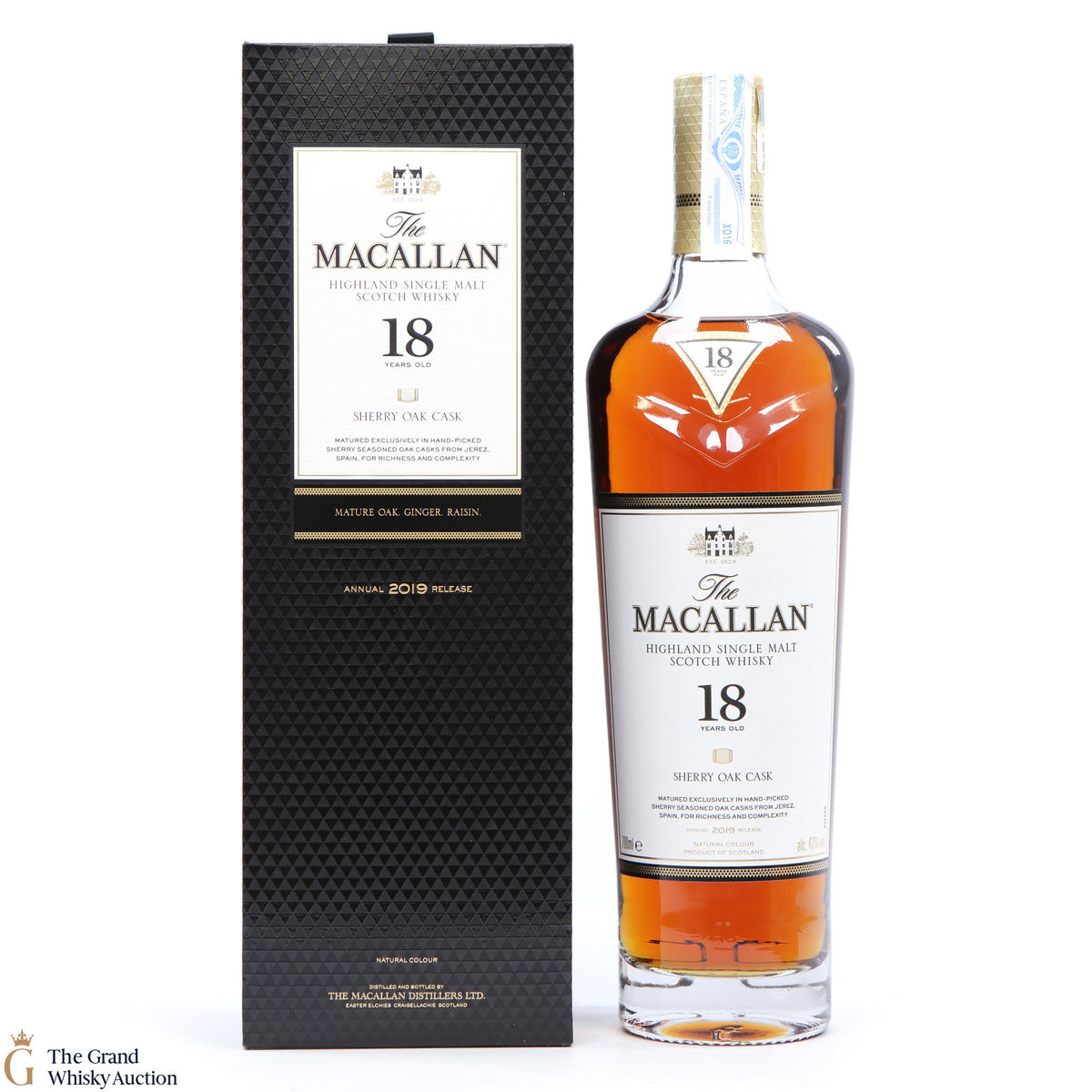 Macallan - 18 Year Old - Sherry Oak (2019)