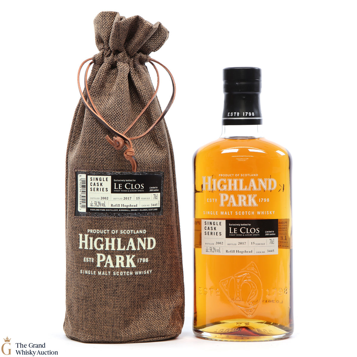Highland Park - 15 Year Old - Single Cask #3445 - Le Clos