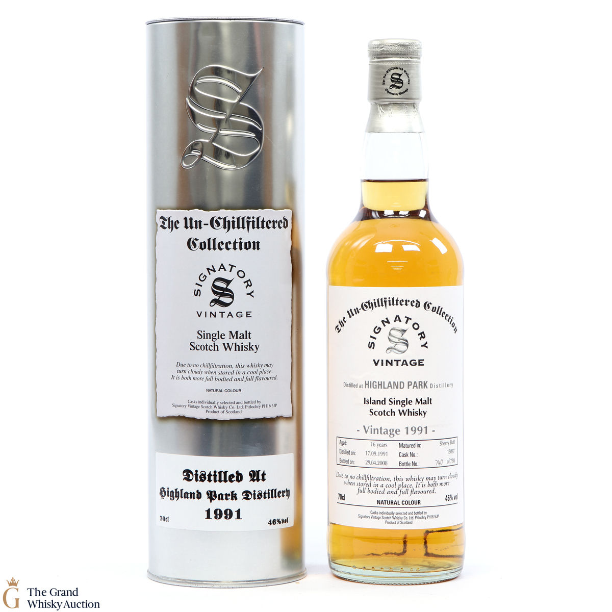 Highland Park - 16 Year Old - 1991 #15097 - Signatory