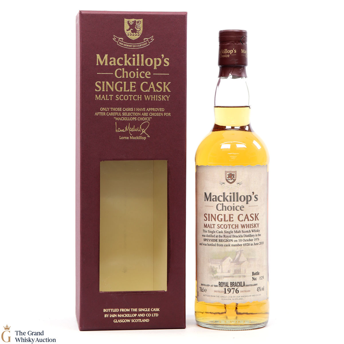 Royal Brackla - 1976 #6920 - Mackillop's Choice