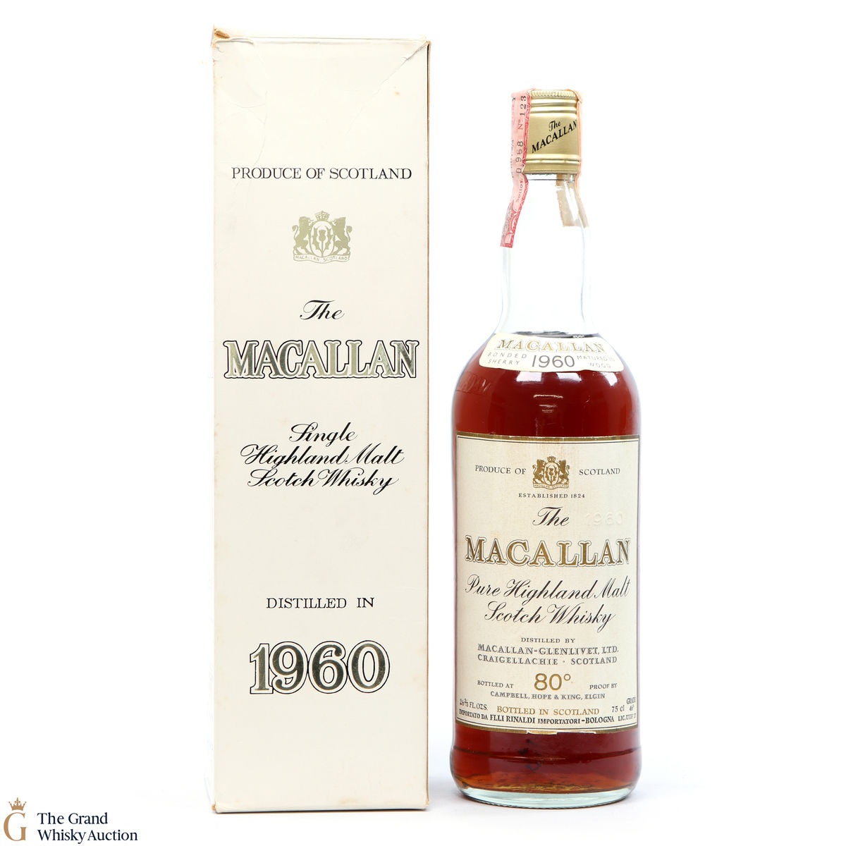 Macallan - 1960 Special Selection Rinaldi Import 80 Proof